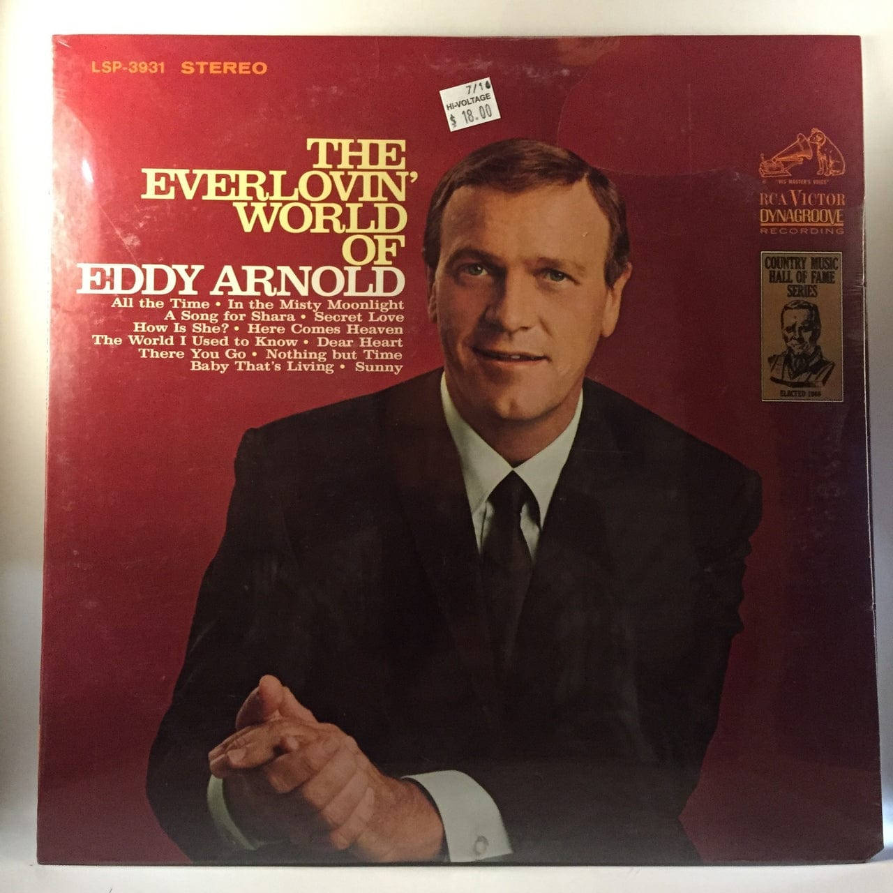 Eddy Arnold's 'the Everlovin' World Of Eddy Arnold' Vinyl Cover Wallpaper