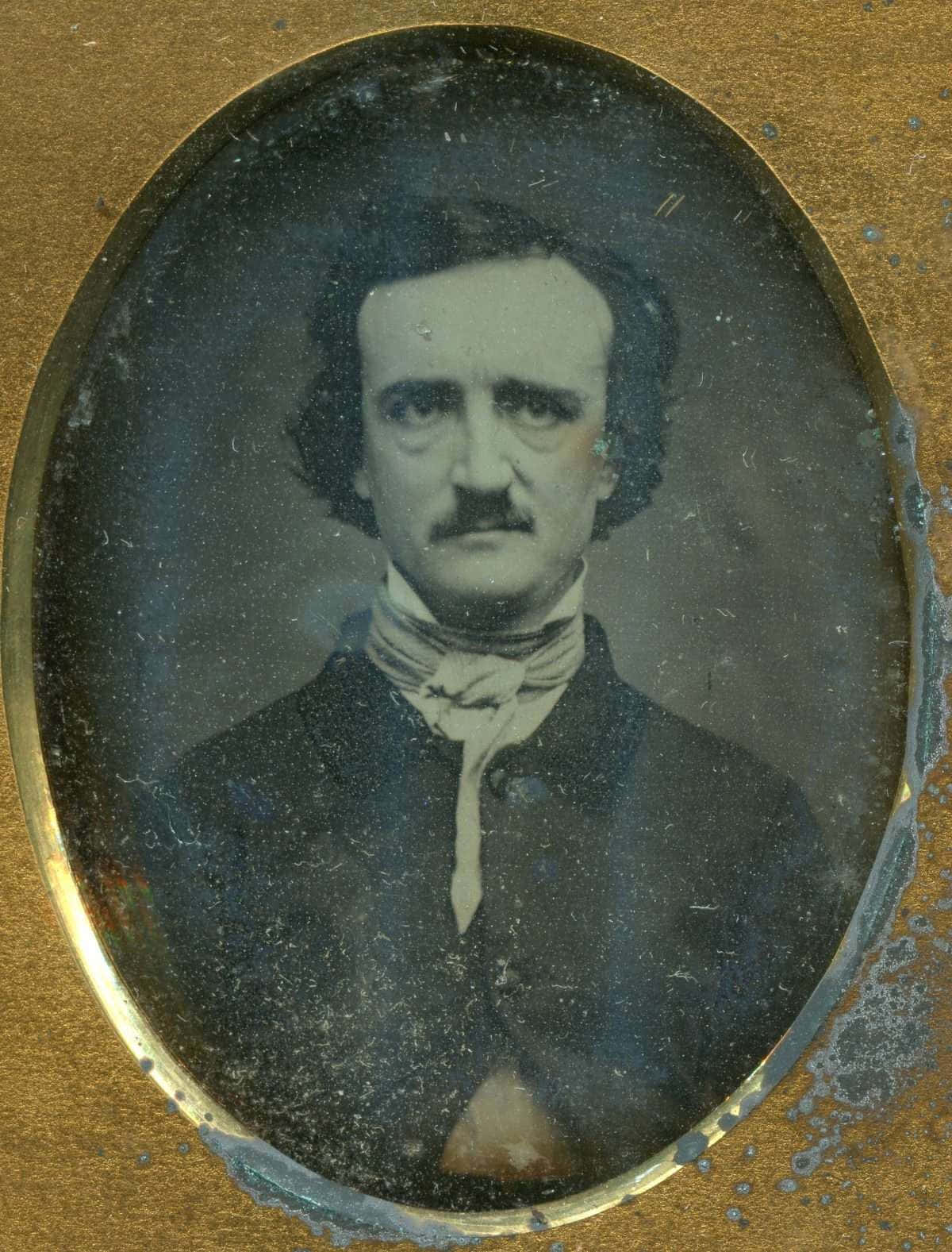 Edgar Allan Poe Daguerreotype Portrait Wallpaper
