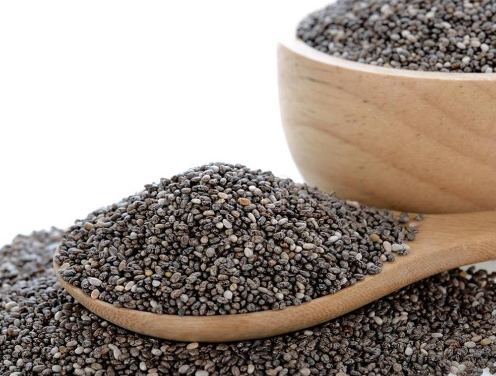 Edible Salvia Hispanica Chia Seeds Wallpaper