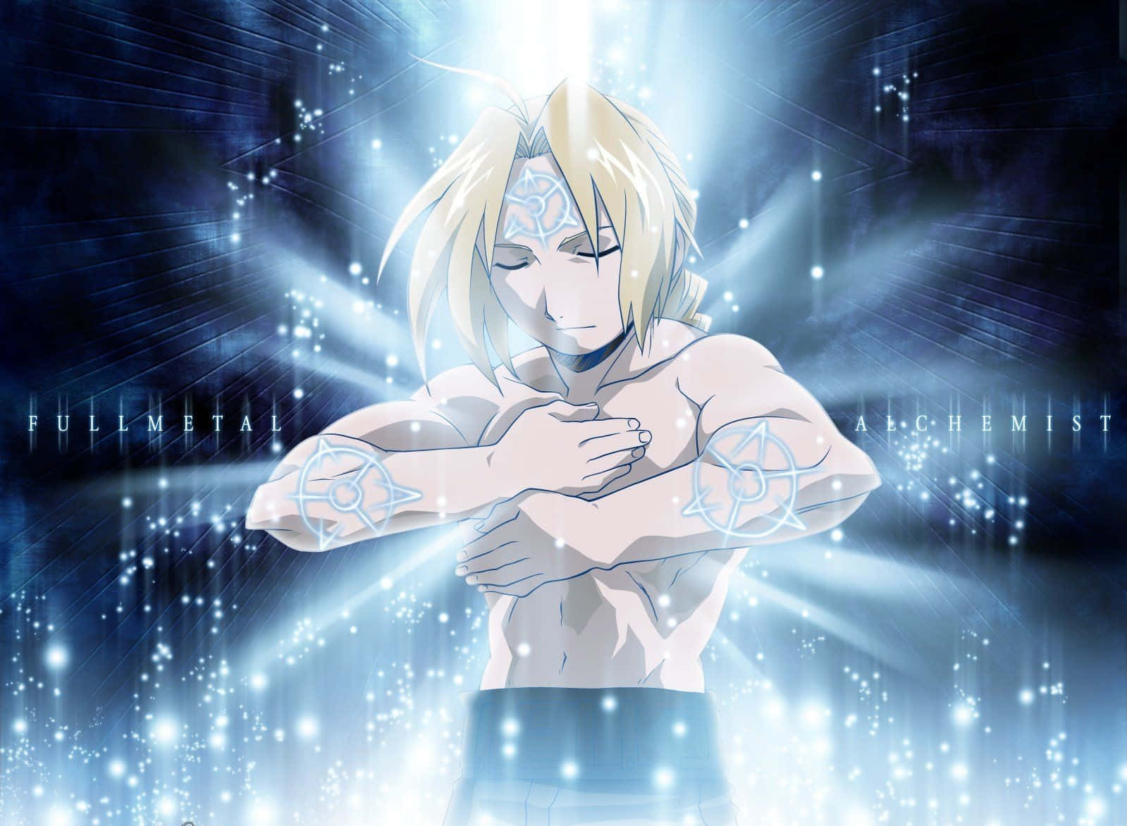 Edward Elric Deep In Thought Wallpaper