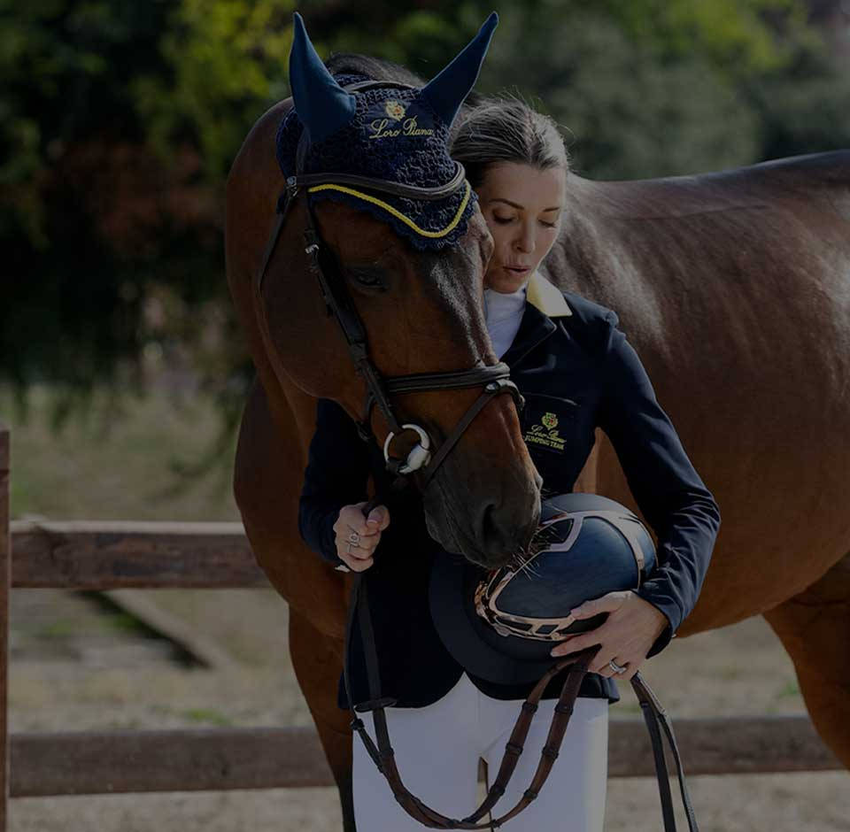 Edwina Tops Alexander Female Equestrian With Her Horse Wallpaper