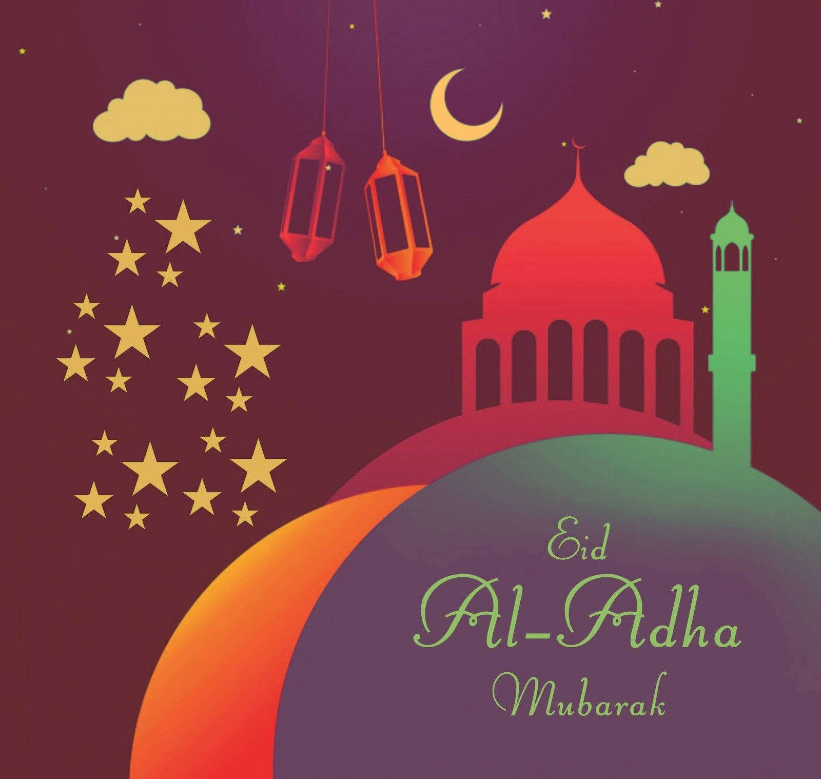 Eid-ul-adha Mubarak Digital Art Wallpaper