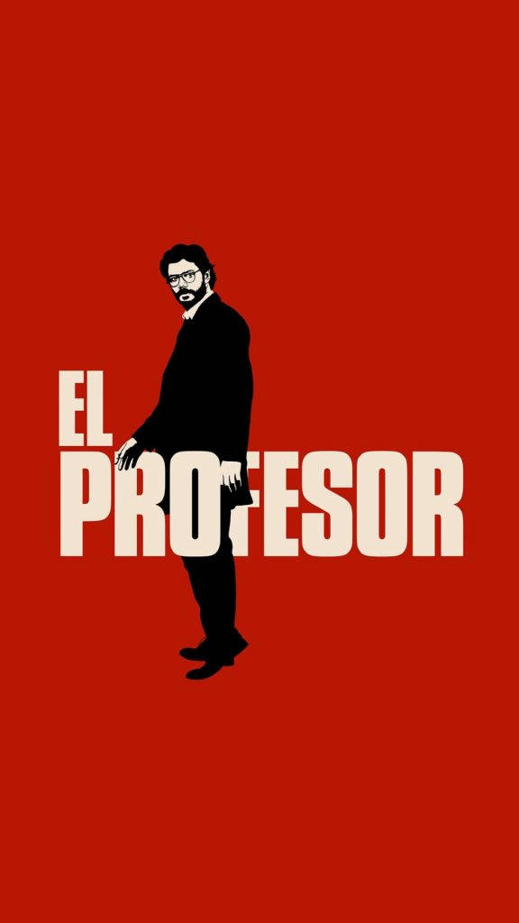 El Professor Money Heist 4k Wallpaper