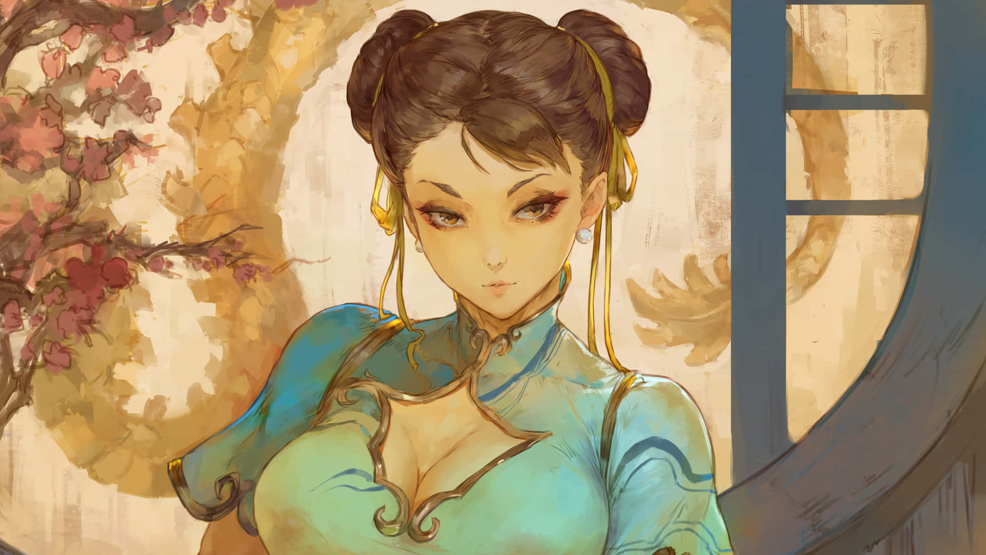 Download free Elegant Chun Li Artwork Wallpaper - MrWallpaper.com