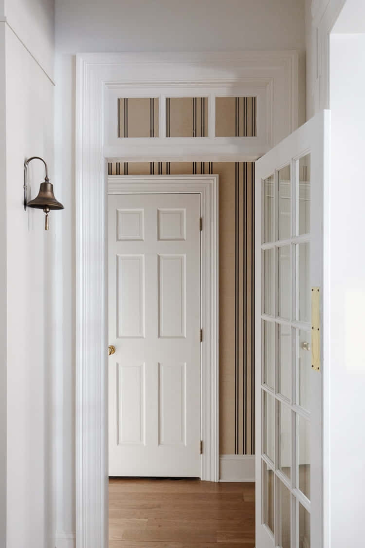 Elegant Interior Doorway Design Wallpaper