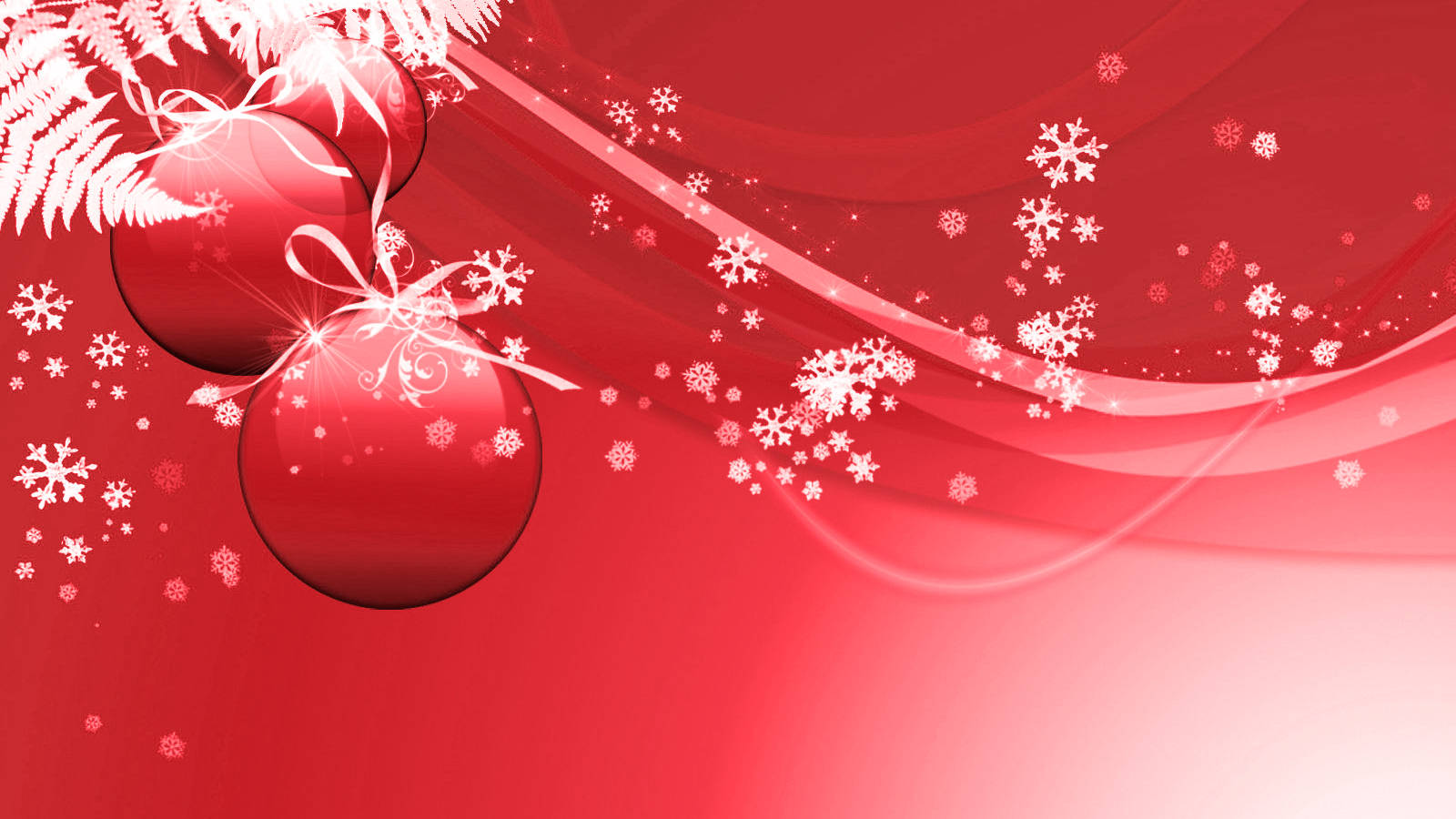 Elegant Red Christmas Background Wallpaper