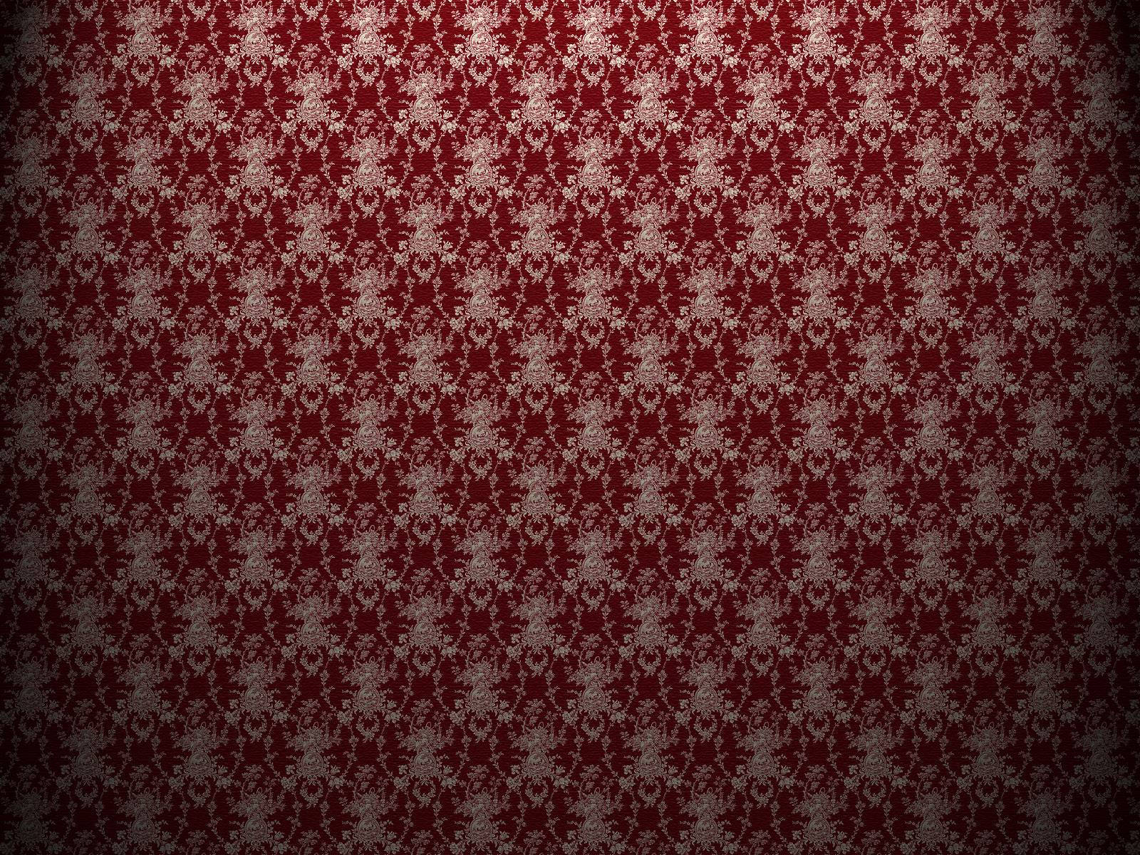 Elegant Red Color Pattern Wallpaper