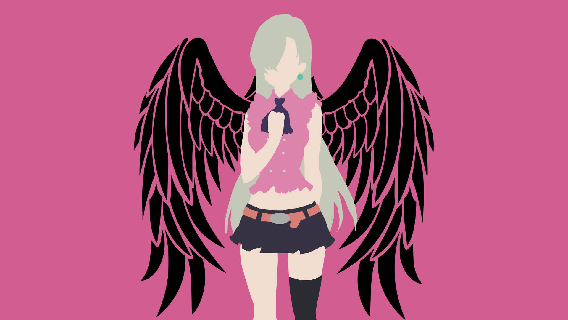 Download free Elizabeth Seven Deadly Sins Minimalist Anime Wallpaper -  MrWallpaper.com