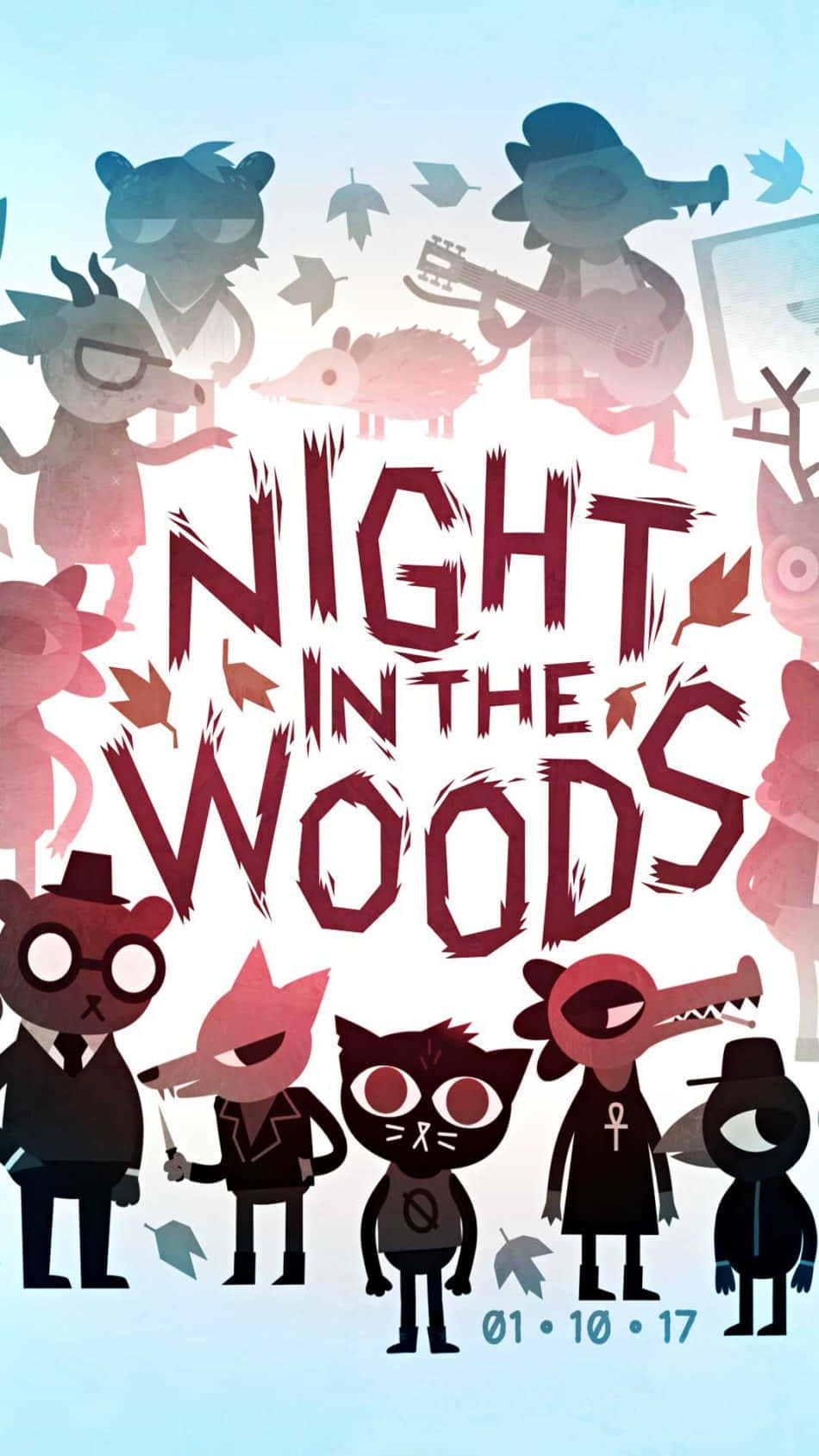 Embrace The Magic Of Night In The Woods Wallpaper