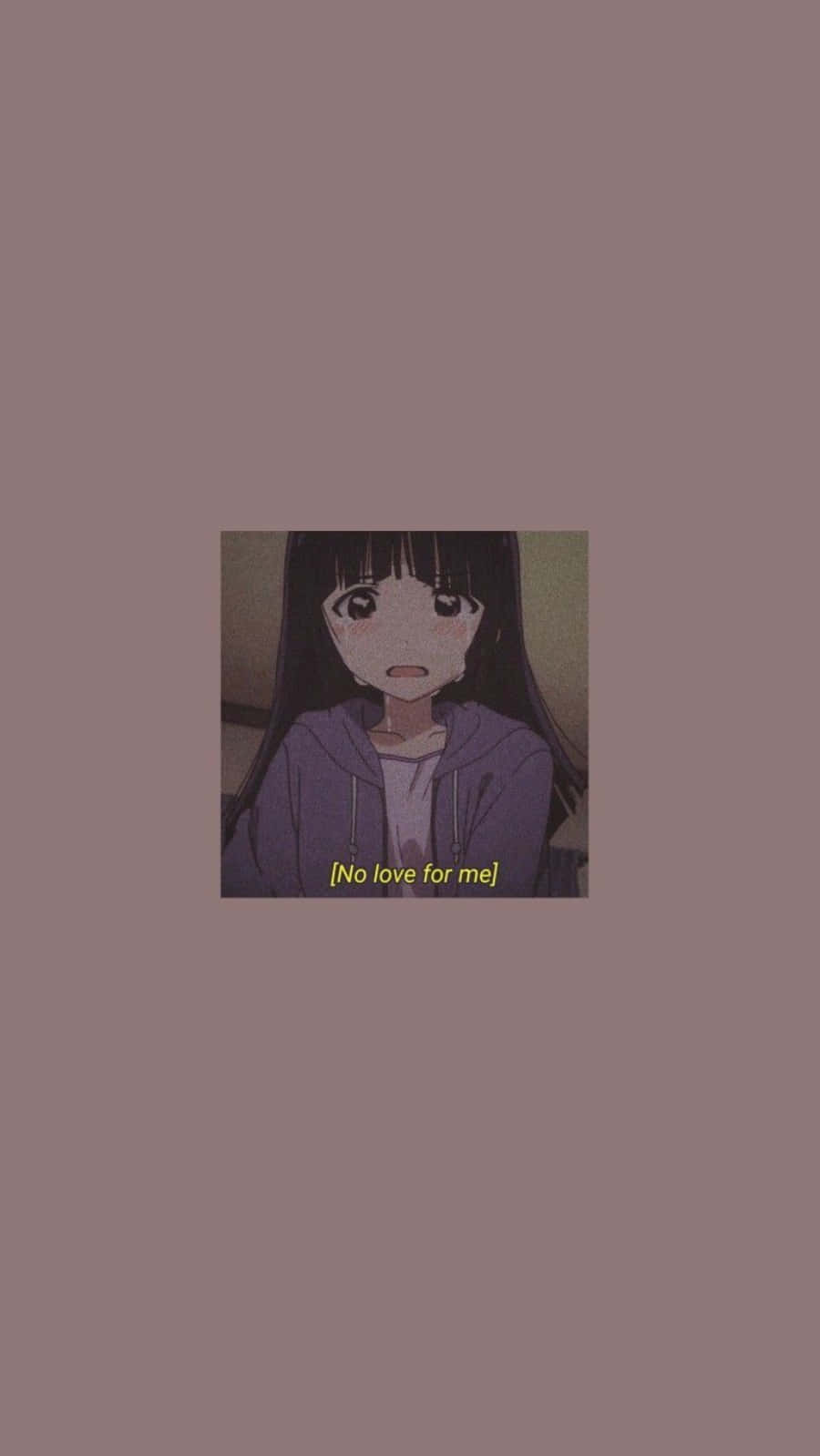Embrace The Melancholy With Sad Aesthetic Anime Wallpaper Wallpaper