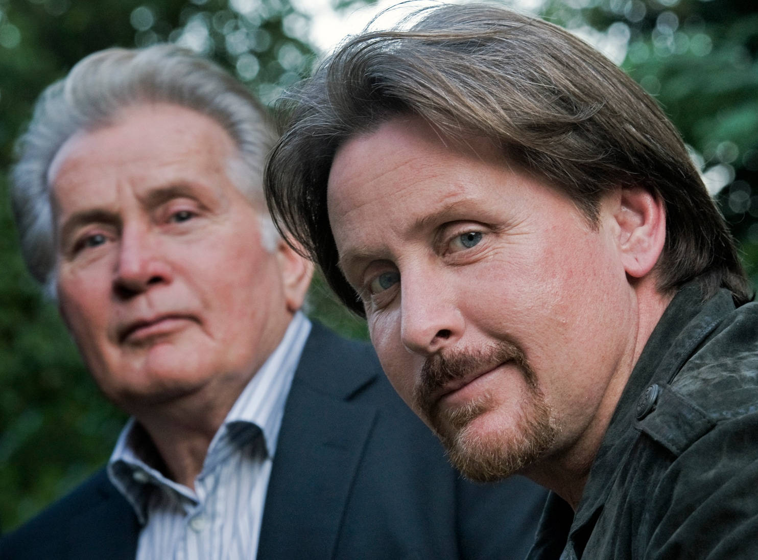 Emilio Estevez And Martin Sheen On An Excursion In 'the Way' Wallpaper