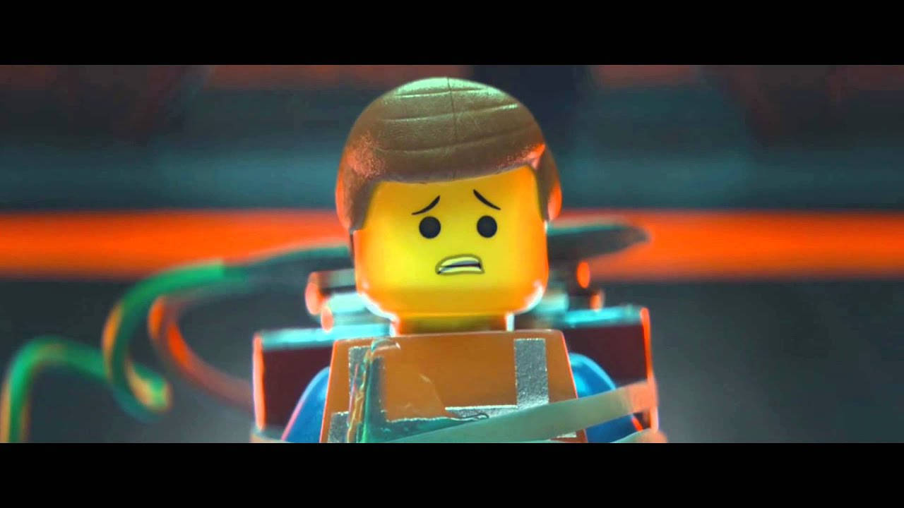 Emmet From The Lego Movie Tied Up Wallpaper