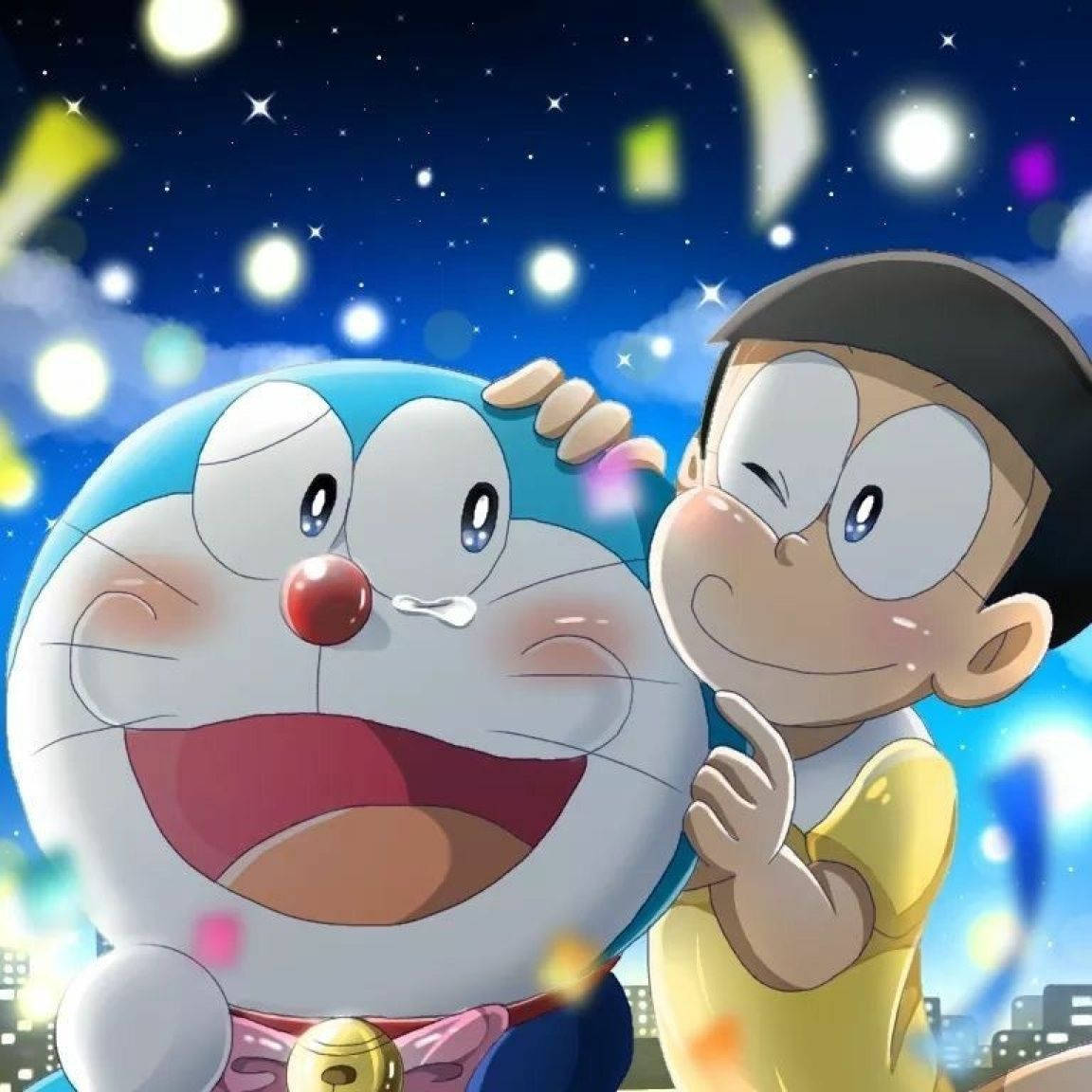 Emotional Doraemon And Nobita Wallpaper