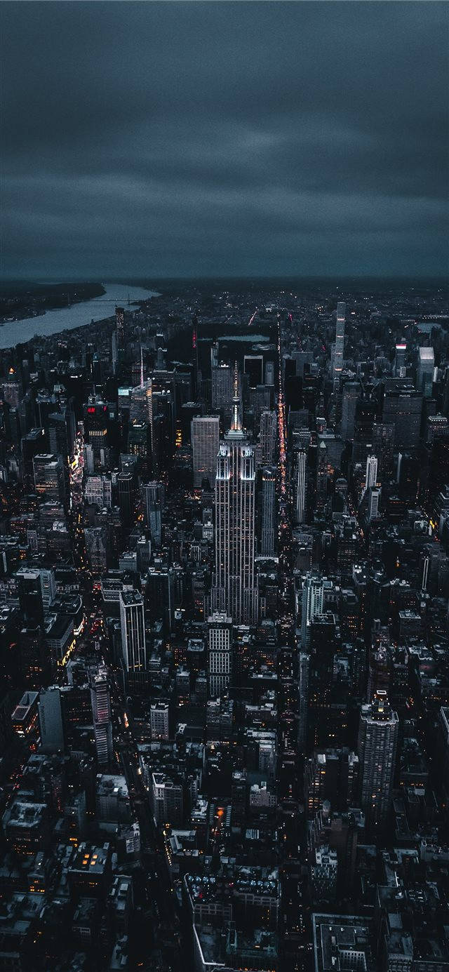 Empire State Building Iphone Ios 10 Wallpaper