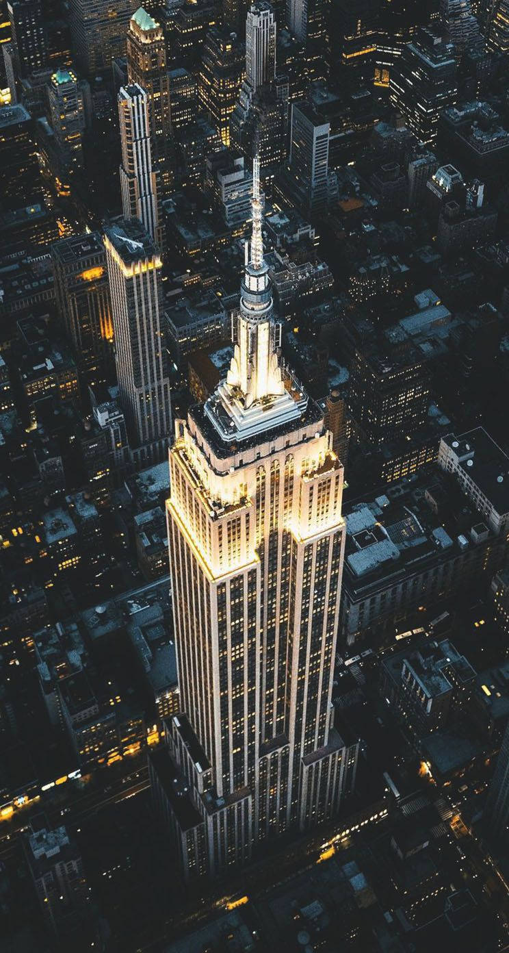 Empire State Building Top View Wallpaper