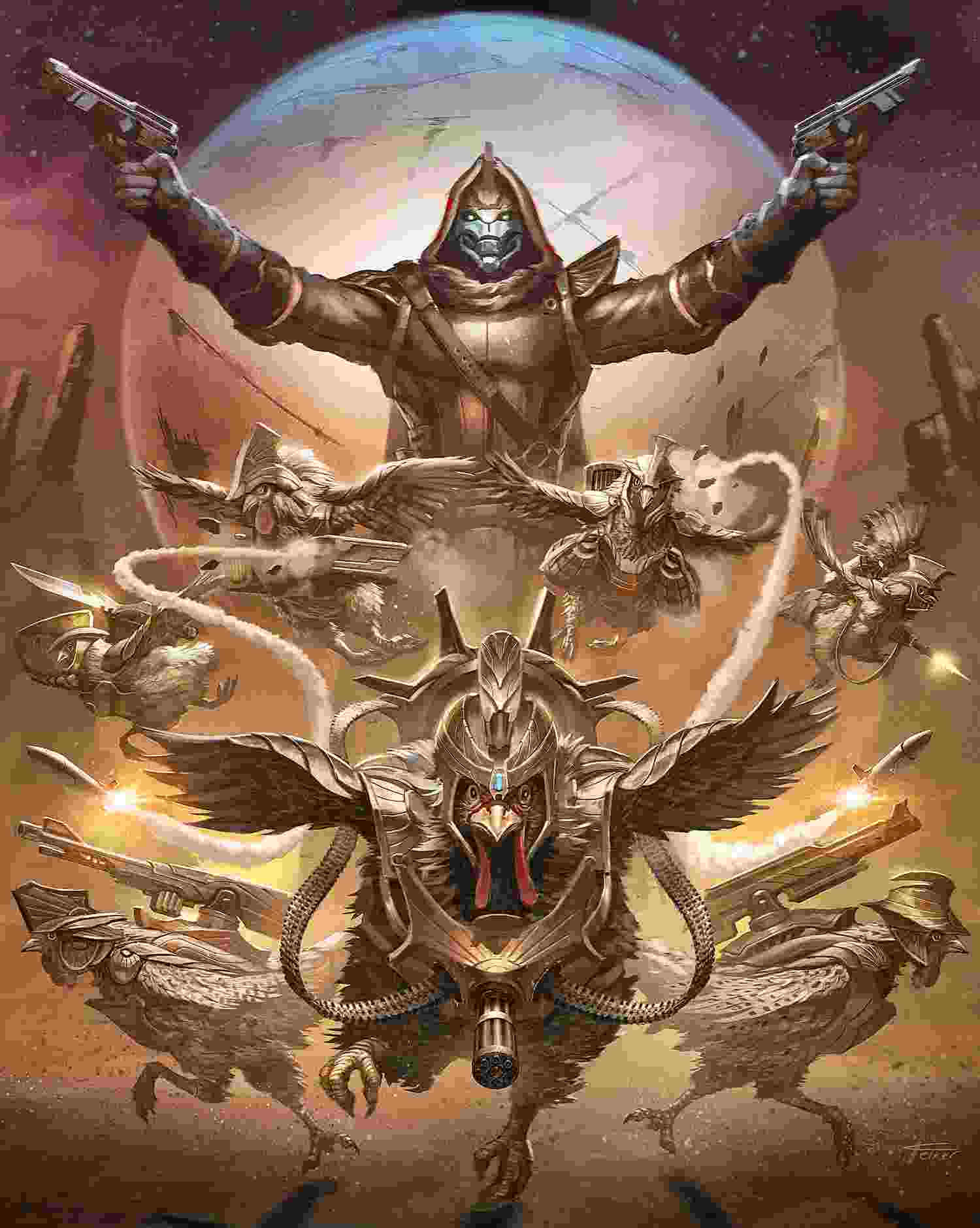 Empowered By The Traveler, Warlocks Master The Arc To Rise Up Against Their Enemies. Wallpaper