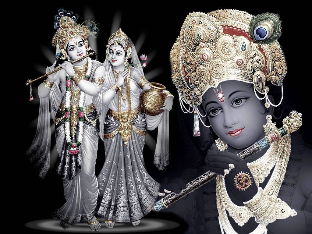 Enchanting 3d Image Of Krishna Wallpaper