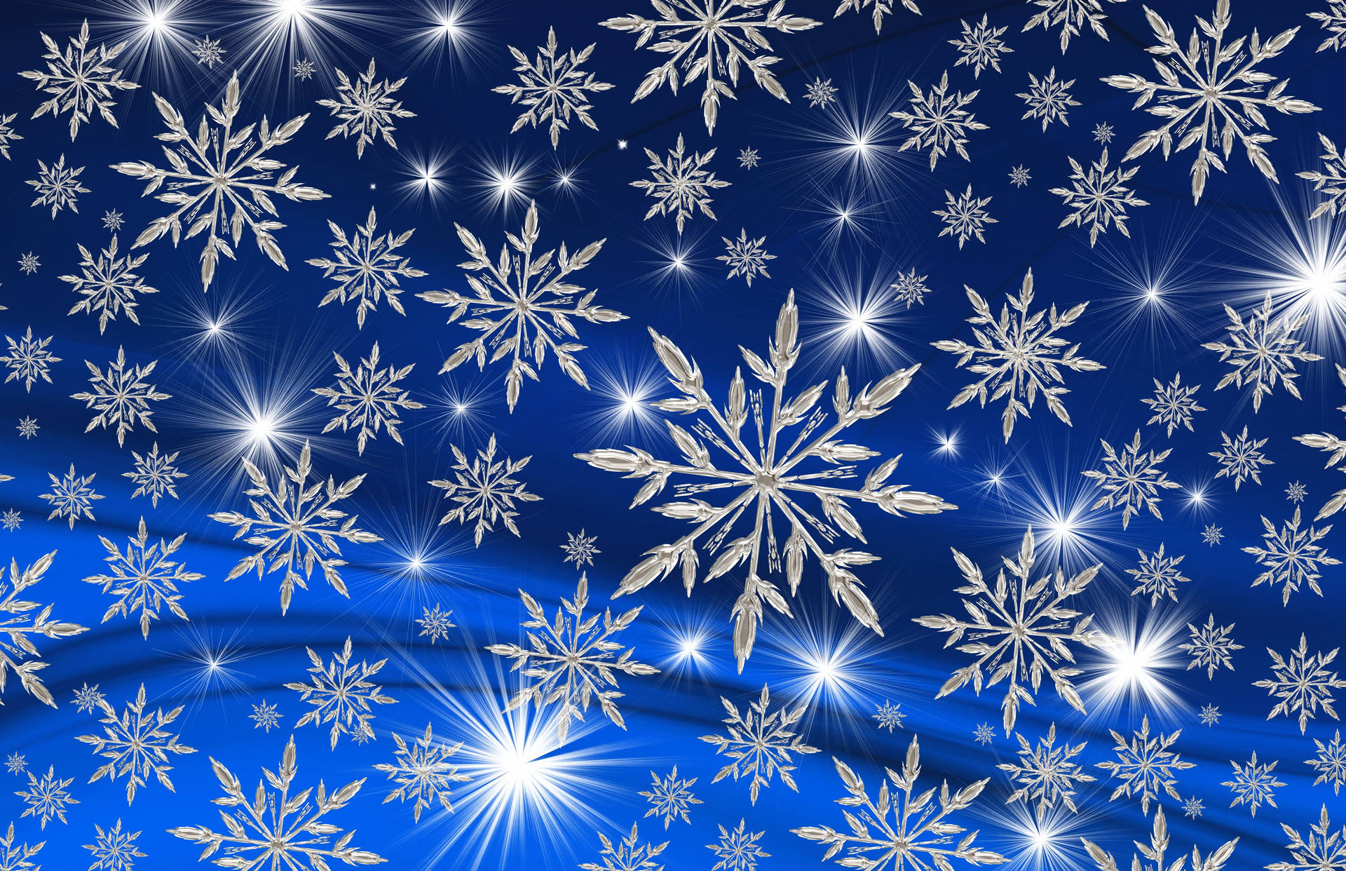 Snowflakes background holidays wallpaper