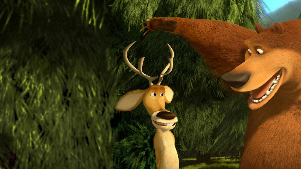 Endearing Boog And Elliot Open Season Wallpaper