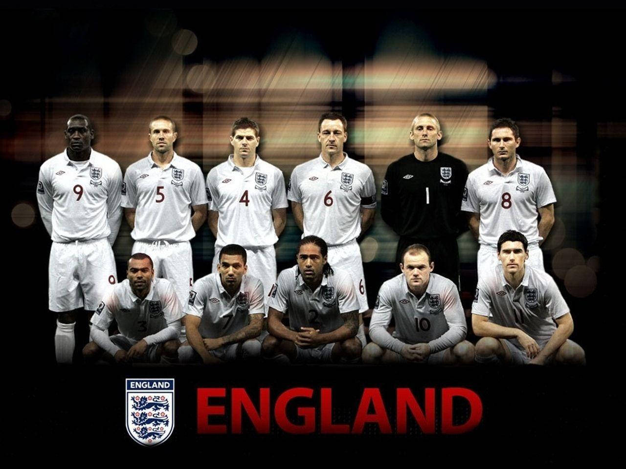 England Football Dark Background Wallpaper