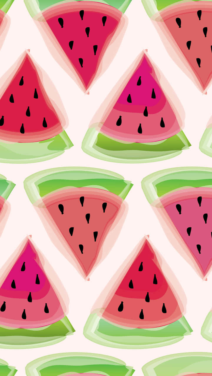 Enjoy Summer In Style With The Watermelon Iphone Wallpaper