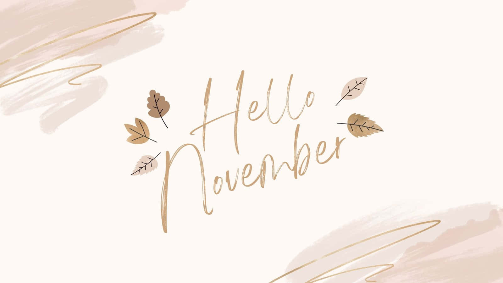 Enjoy The Aesthetic Beauty Of November. Wallpaper