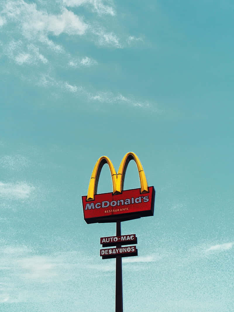 Enjoy The Aesthetic Mcdonalds Experience! Wallpaper