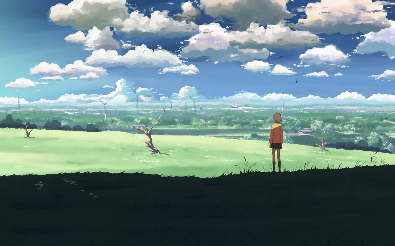 Enjoy The Beautiful Anime Scenery Wallpaper