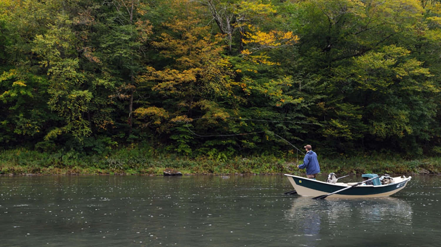 Enjoy The Beauty Of Fly Fishing Wallpaper