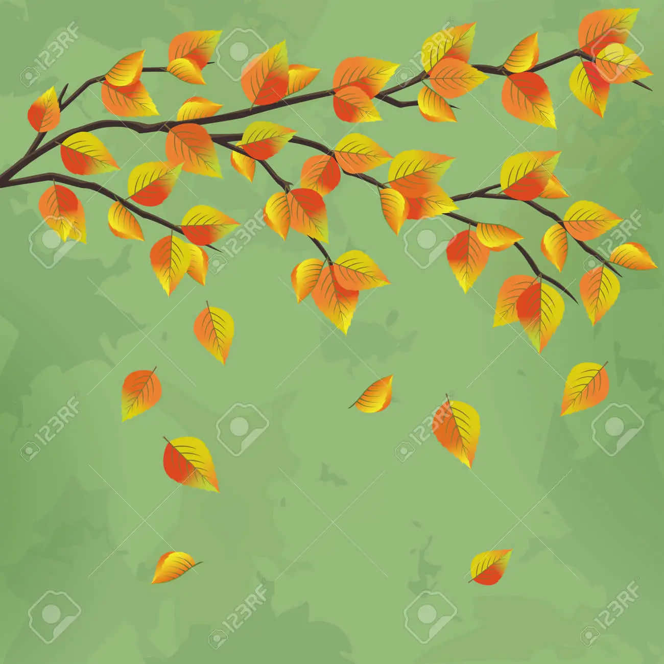 Enjoy The Beauty Of The Vintage Autumn Scene. Wallpaper