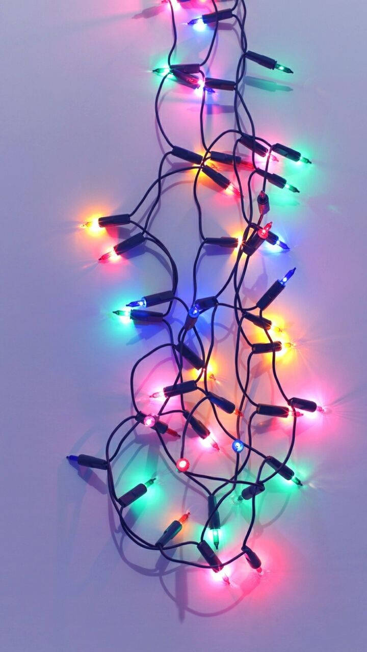 Enjoy The Blessing Of The Christmas Season With Festive Lights And Decoration Wallpaper