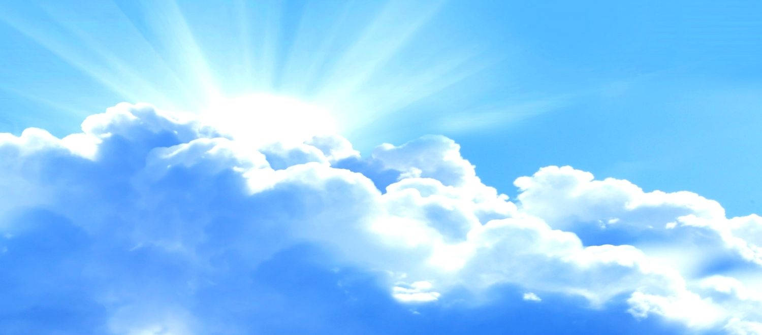 Enjoy The Majestic Beauty Of Heavenly Clouds Wallpaper