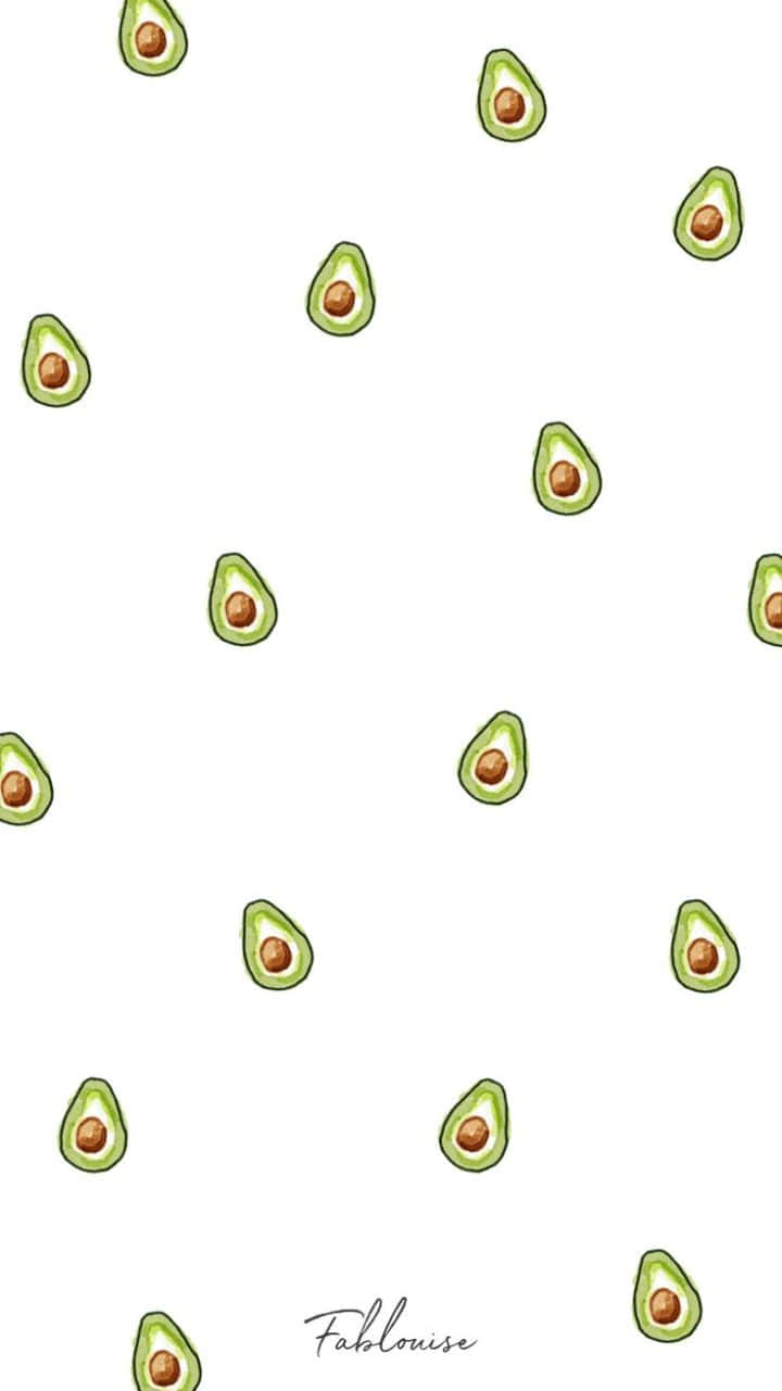 Enjoy The Nutritious Benefits Of Avocados While Using Your Avocado-themed Iphone. Wallpaper