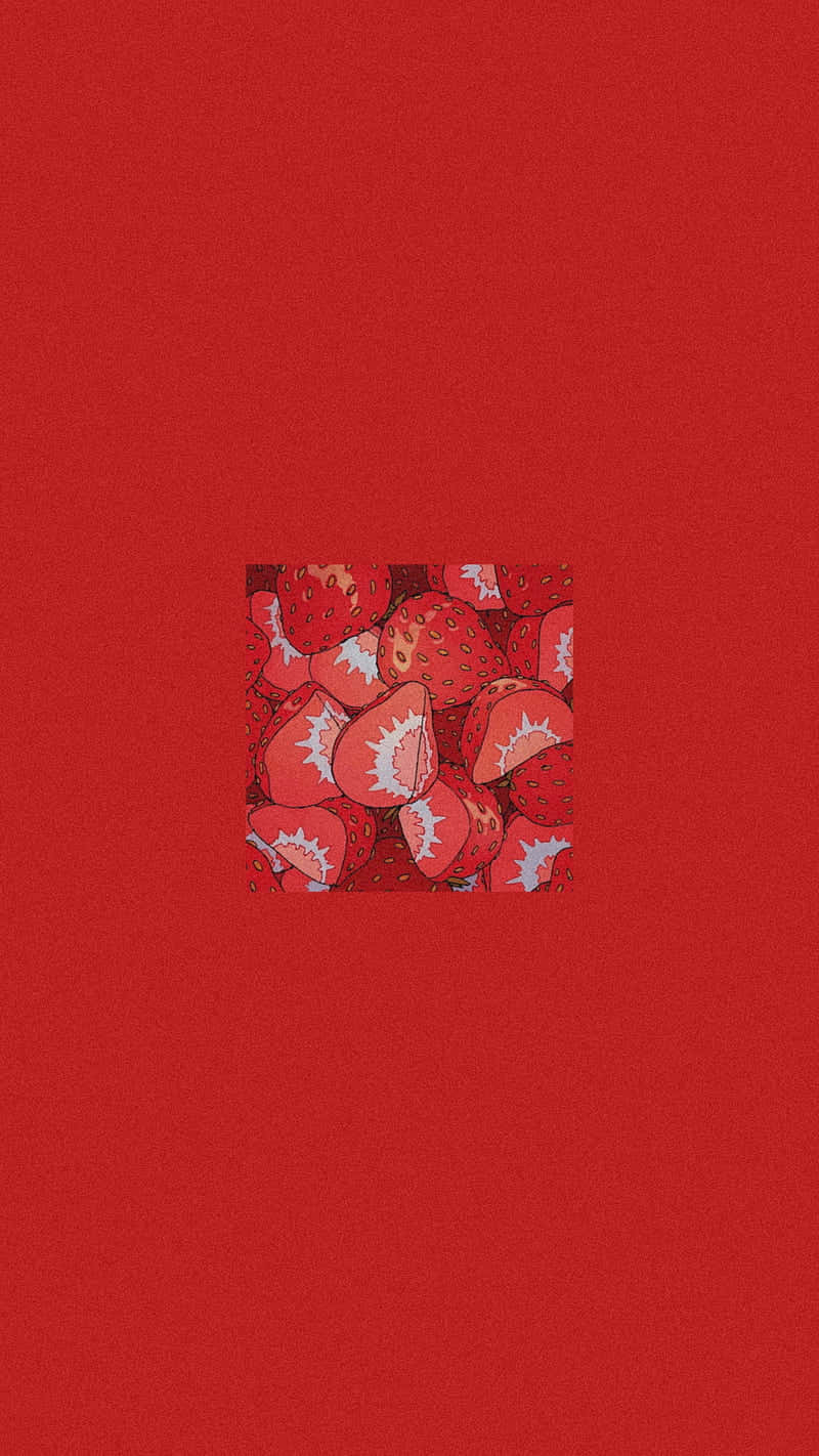 Enjoy The Soft Red Aesthetic Wallpaper