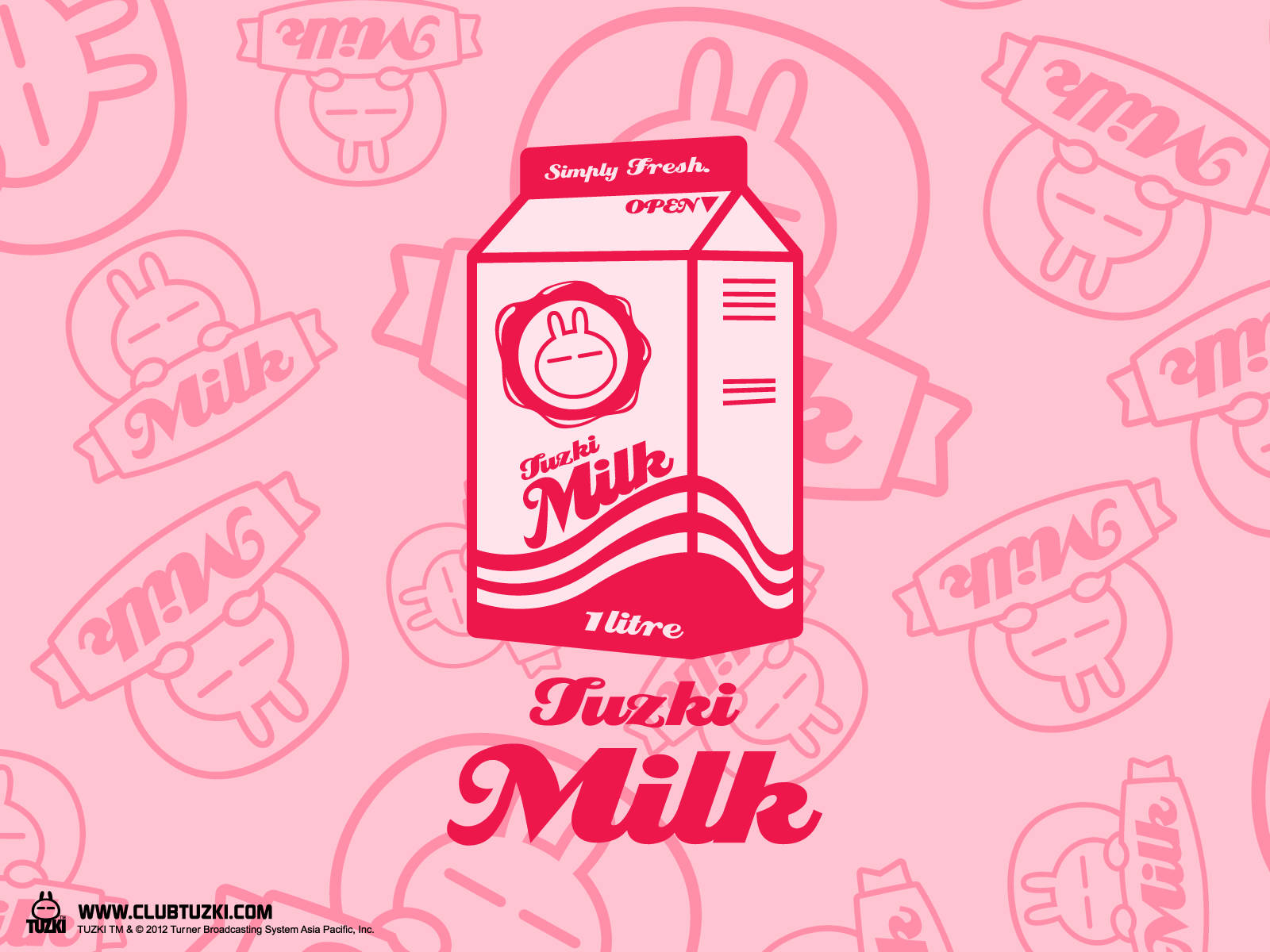 Enjoy The Sweet And Creamy Taste Of Strawberry Milk. Wallpaper