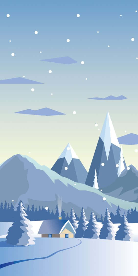 Enjoy The Winter Wonderland On Your Iphone Wallpaper