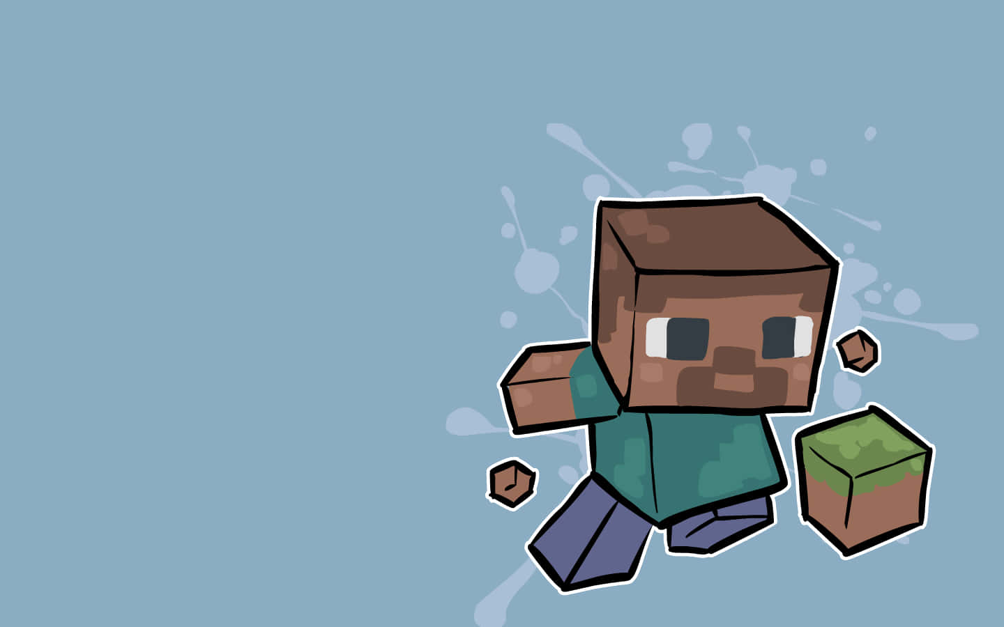 Enjoy Your Adventures In The World Of Cute Minecraft Wallpaper