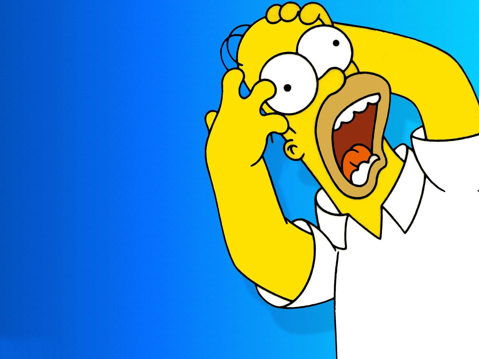 Enraged Homer Simpson Funny Wallpaper