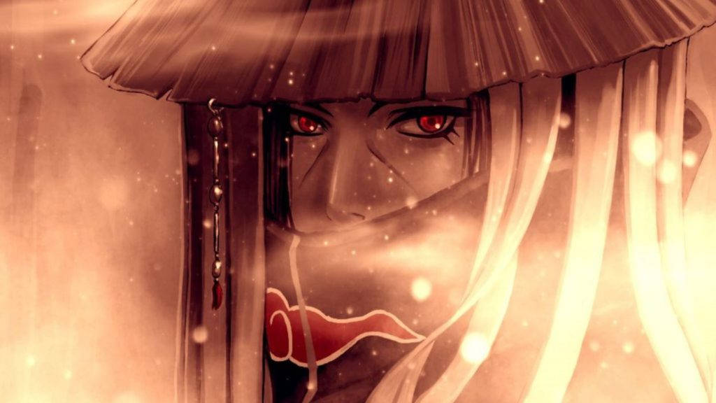 Epic Close-up Of Akatsuki Itachi Wallpaper