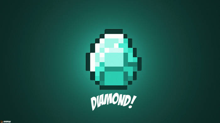 Epic Minecraft Diamond! Wallpaper
