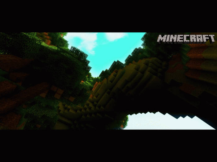 Epic Minecraft Rock Blocks The Sky Wallpaper