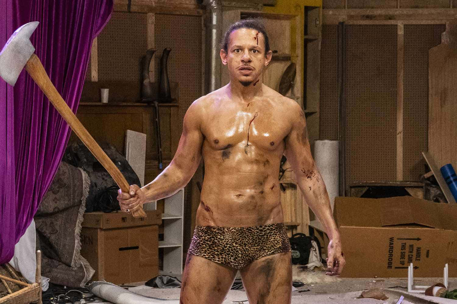 Eric Andre Destruction Scene Wallpaper