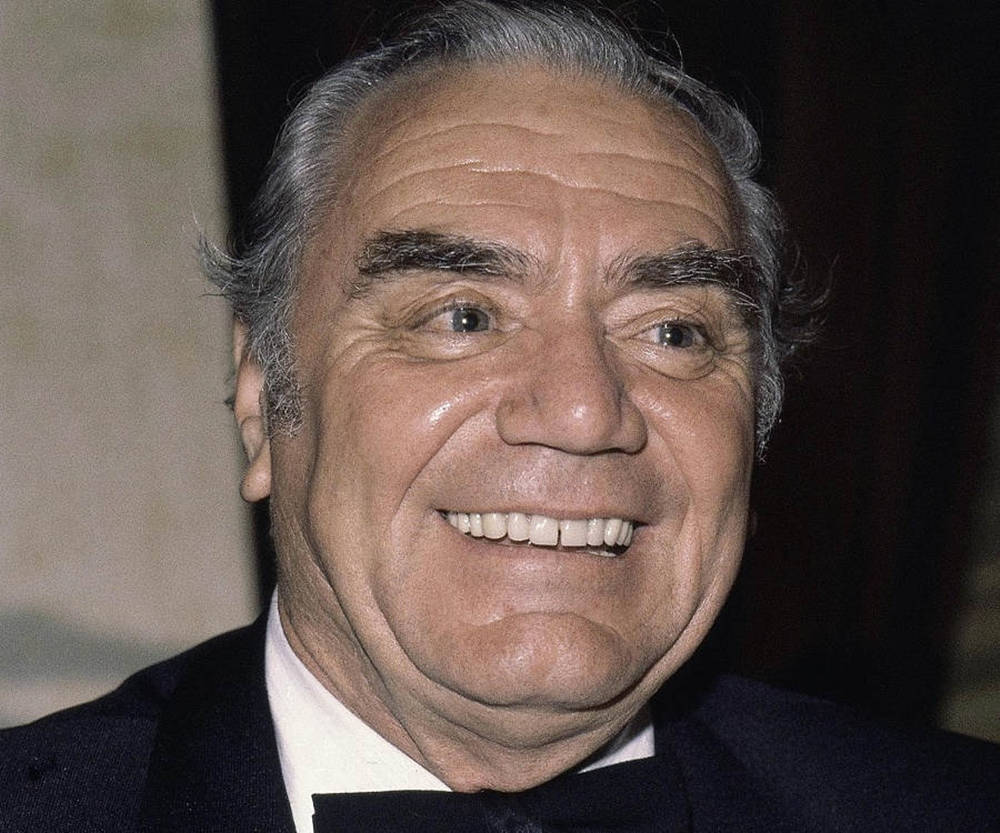 Ernest Borgnine Close-up Portrait Smile Wallpaper