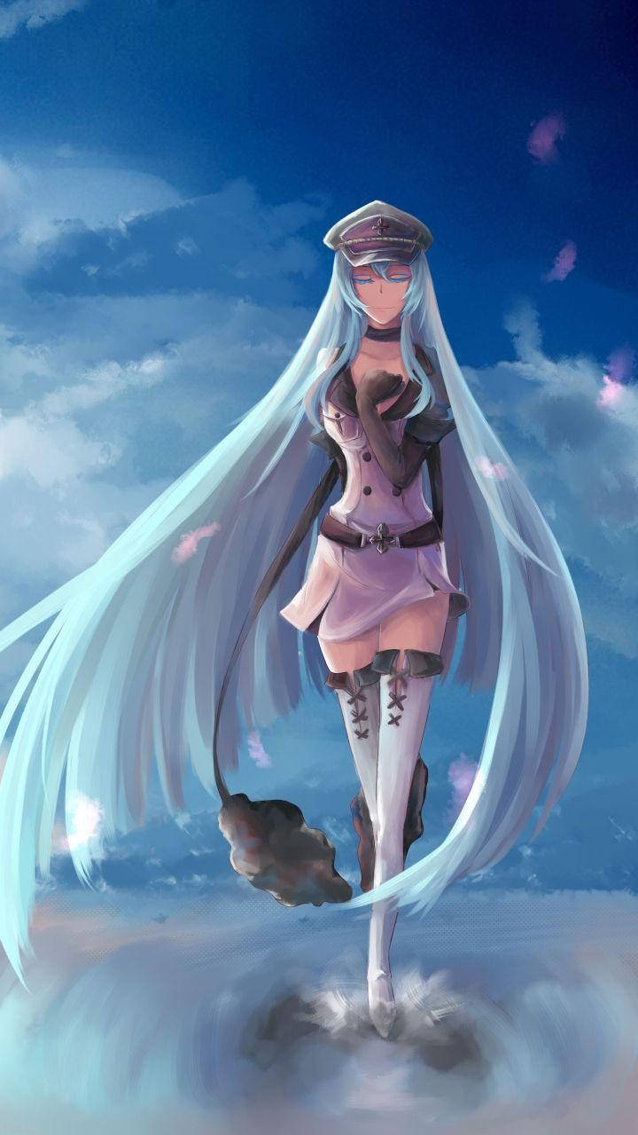 Esdeath At The Beach Wallpaper