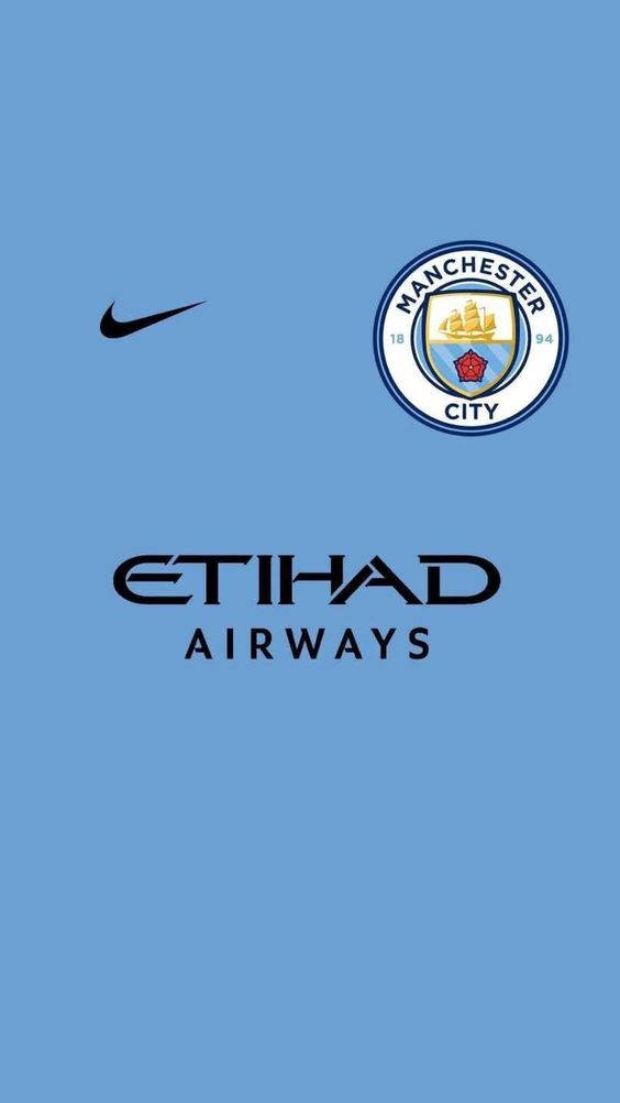 Etihad Airways Manchester City Logo Wallpaper
