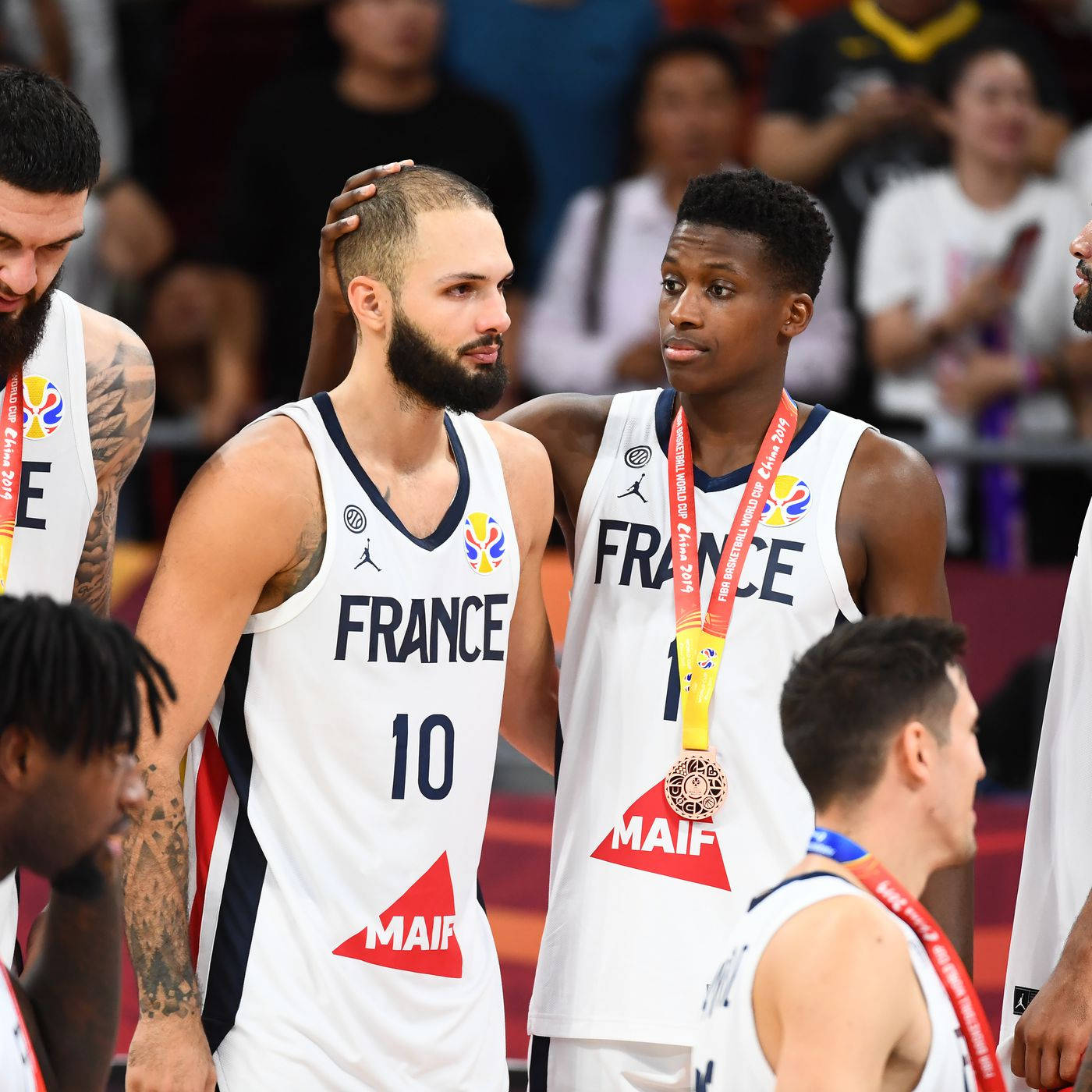 Evan Fournier Third Place France Vs. Australia Wallpaper