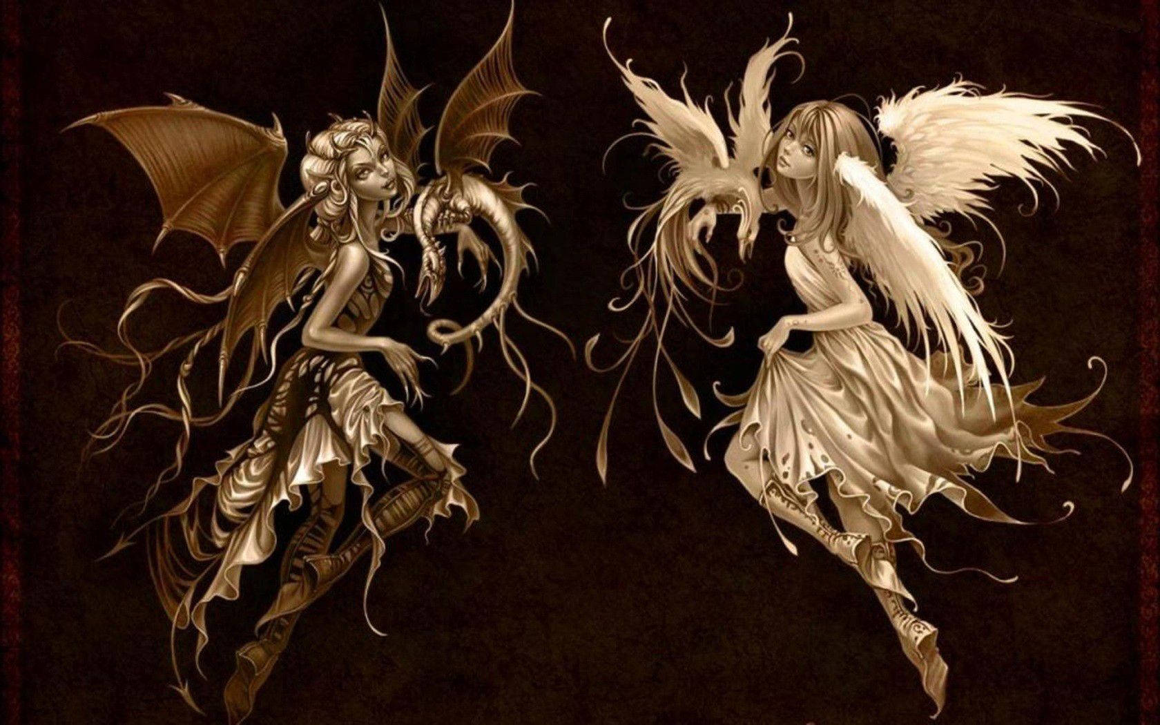 Evil Angel Devil Wallpaper
