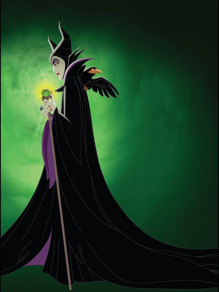 Evil Maleficent Cartoon Wallpaper