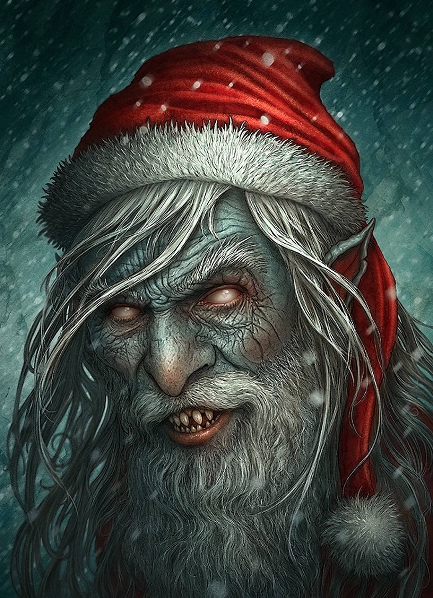 Download free Evil Santa - A Dark Twist On Christmas Tradition Wallpaper -  MrWallpaper.com