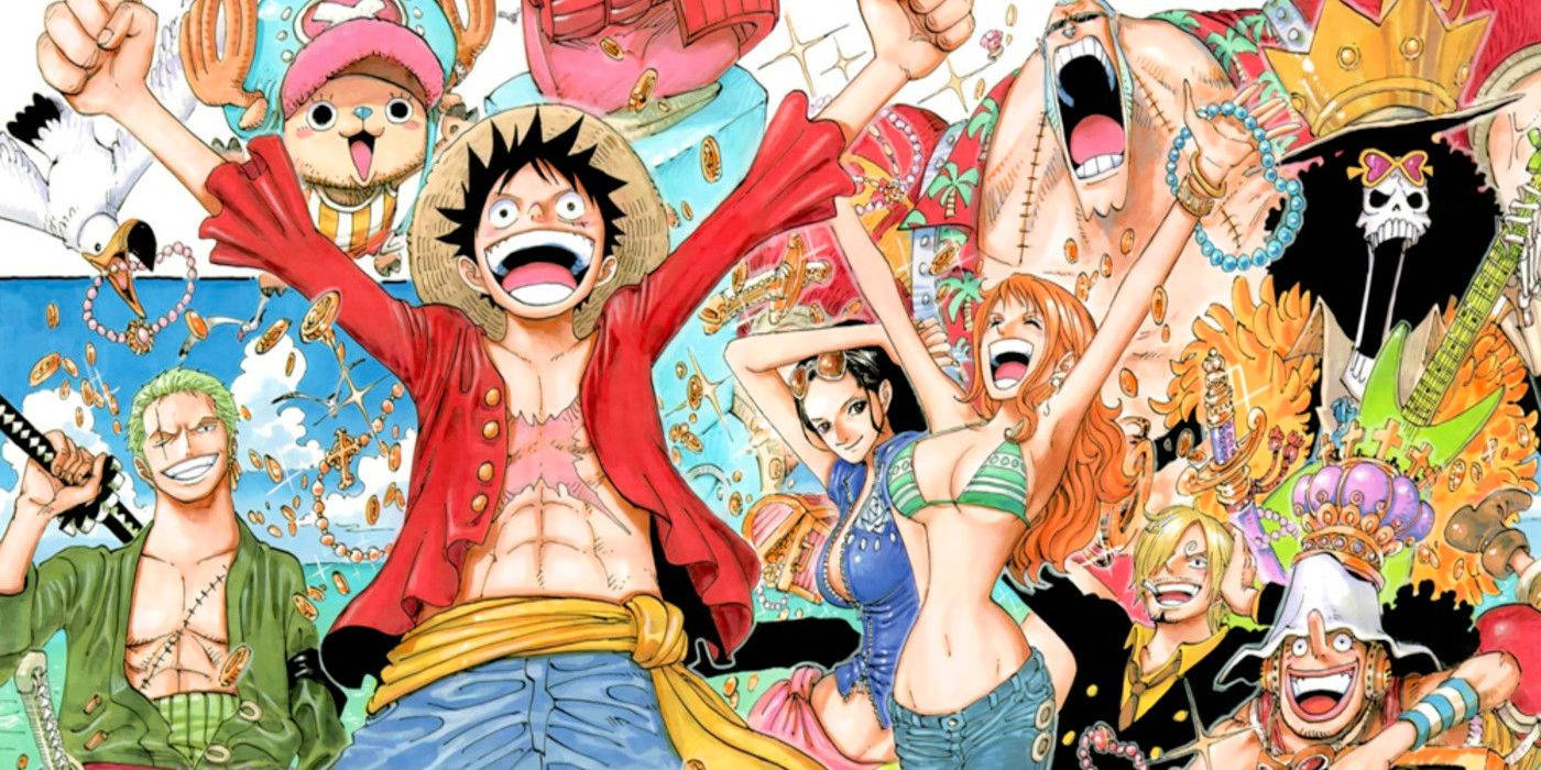 Excited Straw Hats From One Piece Wallpaper